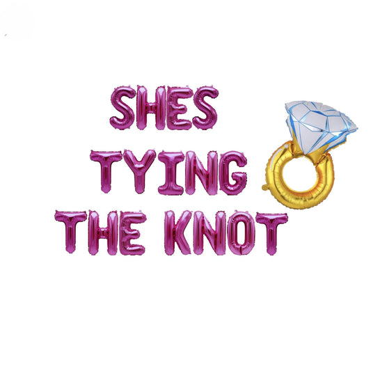 she&#39;s tying the knot machine embroidery design