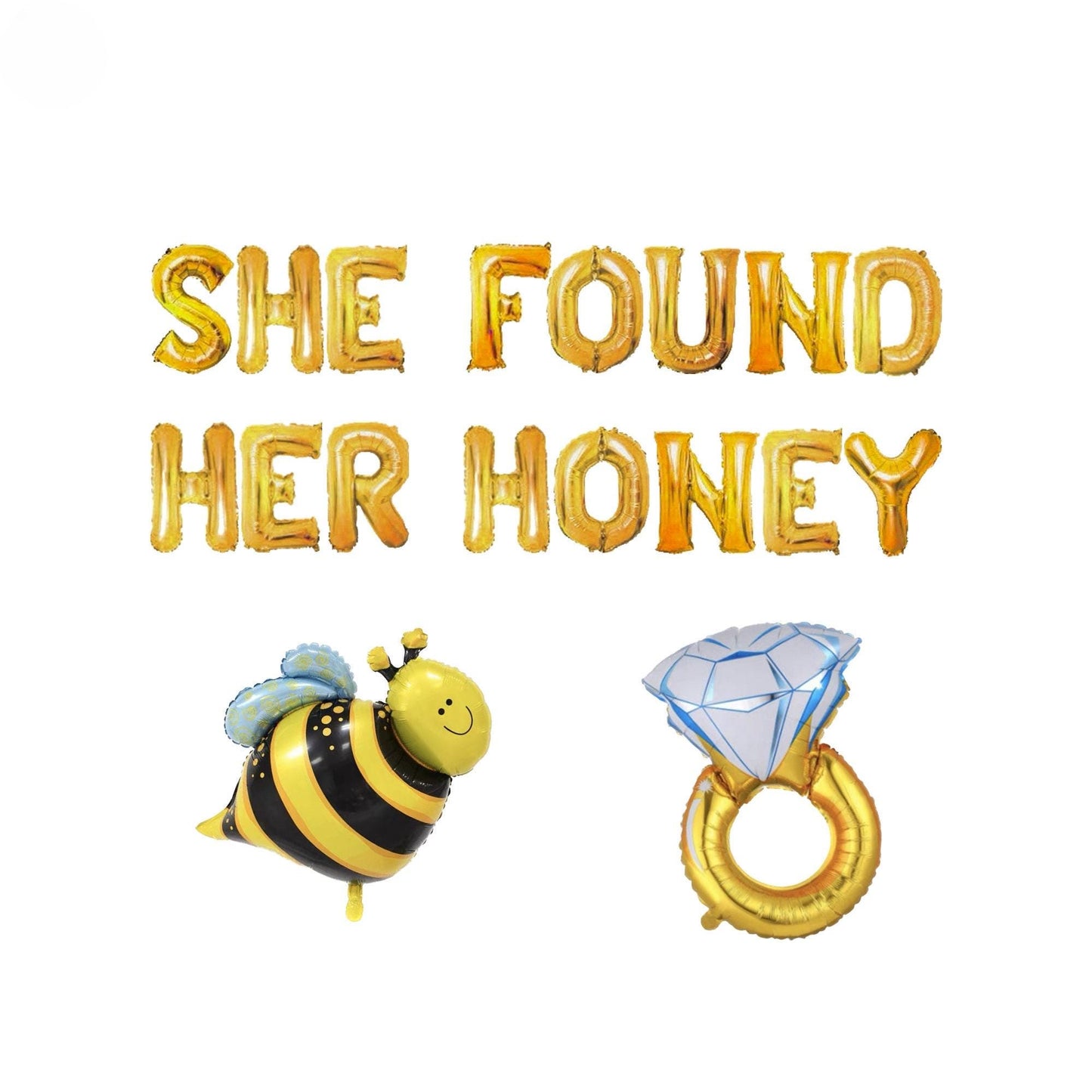 a picture of a bee and a diamond ring