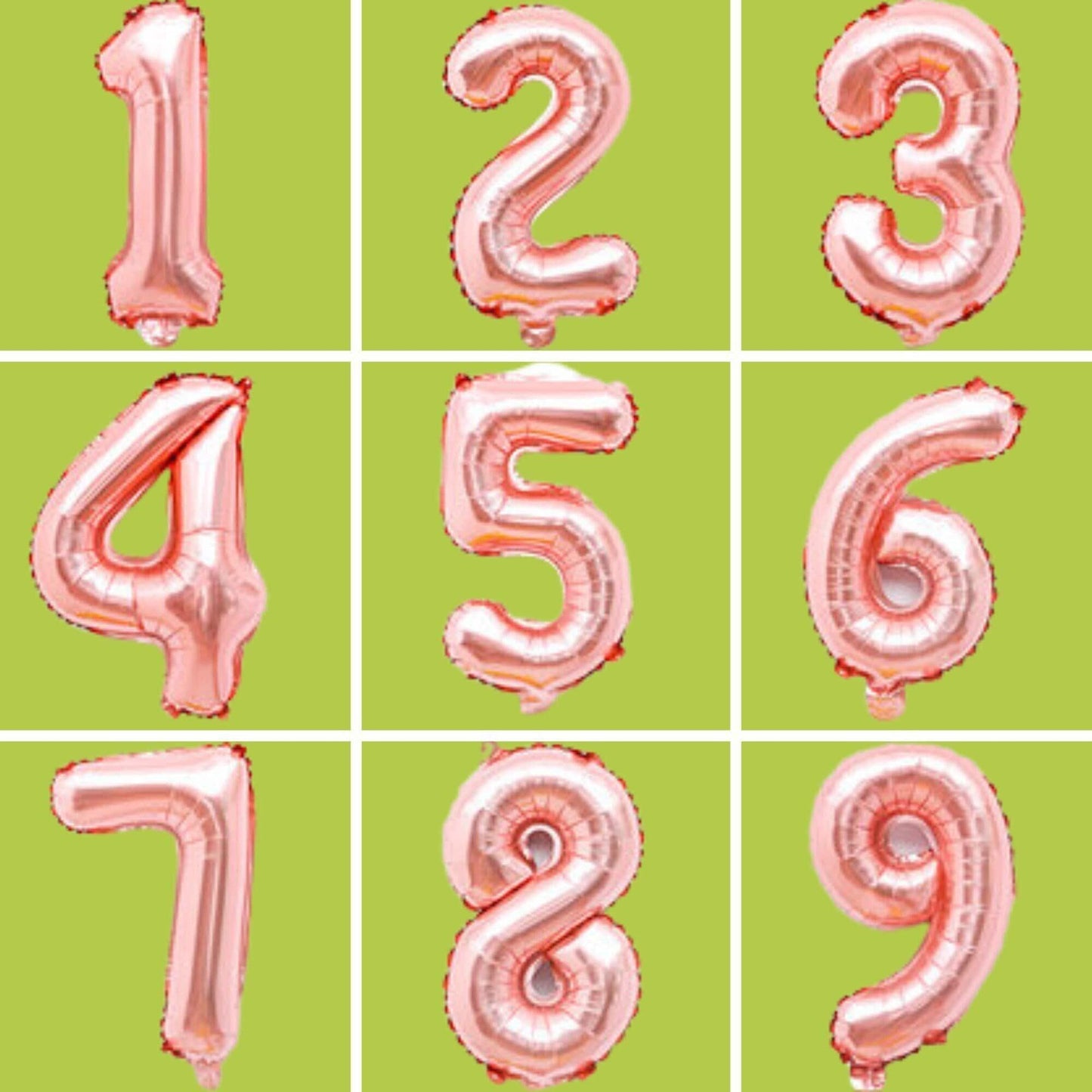 Rose Gold 40 inch Balloon Numbers Birthday Balloons | Home Party Balloons| Giant Balloons | 16th 18th 21st 30th Jumbo Number Balloons